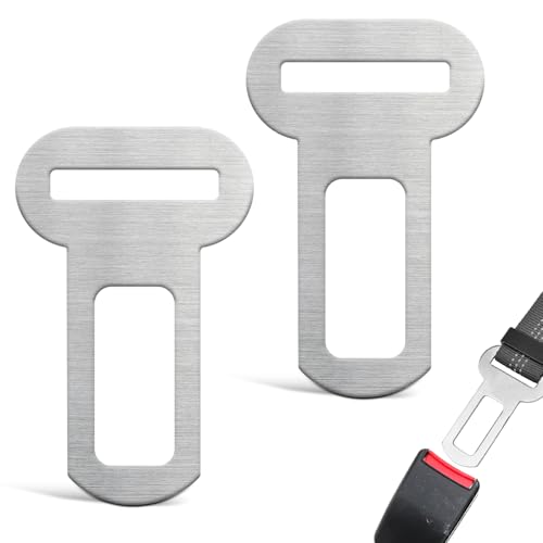 2-Pack Adjustable Pet Seat Belt Clips – Durable Metal Car Harness Connectors for Dogs & Cats, Universal Fit for Vehicle Seat Belts, Enhanced Safety & Security