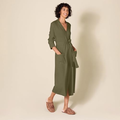Image of Amazon Essentials Women's Lightweight Waffle Full-Length Bath Robe (Available in Plus Size)