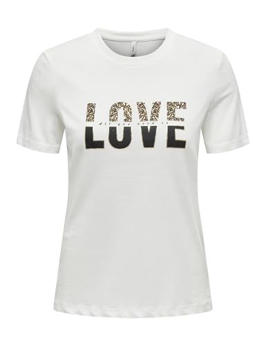 Upim, T-Shirt Animalier Donna, Unisex, Bianco, Taglia: S