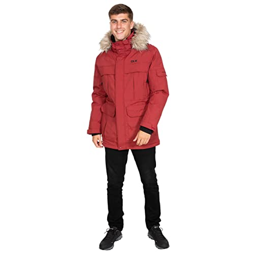 Trespass DLX Men Highland Waterproof Down Jacket Merlot, Small