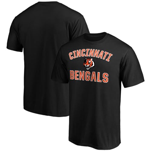 Outerstuff NFL Boys Kids 4-20 Official City Wide Arch Logo Team T-Shirt (US, Numeric, 14, 16, Regular, Cincinnati Bengals - Black)