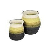 Lambert [A1] Ghana 2er- Satz Korb Seegras Natur/senf/schwarz