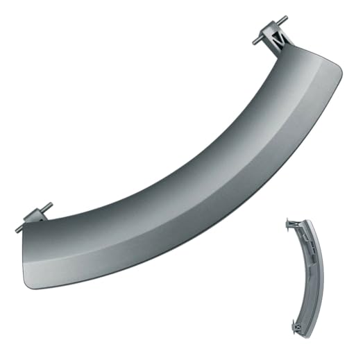 Colore: grigio/argento Maniglia della porta d\'argento, con assi utilizzato nella parte anteriore caricatore lavatrici Bosch Siemens 751789 00751789