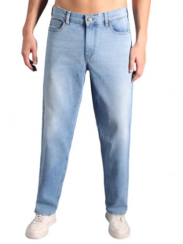 Image of HIGH Star Men's Regular Fit Mid Rise Jeans