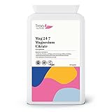 Troo Health Care Troo Magnesium Citrate 120 Capsules 500mg Mag24-7 - Highly Absorbable Daily Supplement for Men and Women - Manufactured in The UK and Vegan Society Registered - Easy Swallow