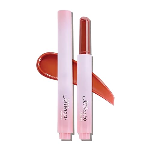 Image of Milagro Beauty Gloss Lip Balm | Hydrating Glossy Lip Glaze Stick | Jojoba Oil & Shea Butter - Non-Sticky Shine, Peptide-Infused Formula (Coffee Tonic)