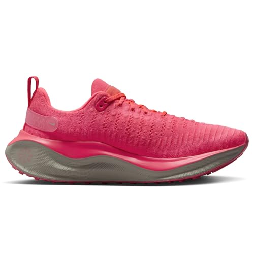 Image of Nike InfinityRN 4 Women's Road Running Shoes (DR2670-602, Hot Punch /Black /Aster Pink /Light Iron Ore) Size 6