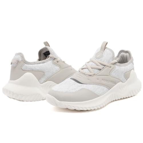 Image of Nautica Women's Casual Fashion Sneakers - Comfortable Walking Shoes with Knit Upper and Cushioned Support