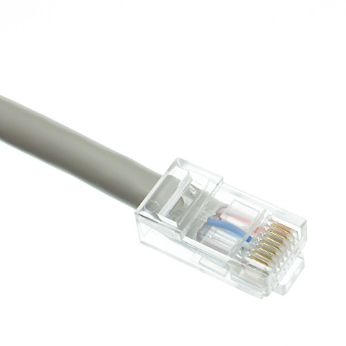 Cable Ethernet Patch Cat5e Plenum 25 pies Gray miniatura 2