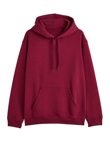 Image of JUNEBERRY Cotton Spun Casual Solid Full Sleeves Women Stylish Hooded Neck Regular Fit Hoodie for Winter