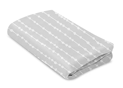 Image of 4moms mamaRoo Sleep Waterproof Bassinet Sheet - Beads, Grey