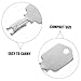 FOYTOKI 4pcs Heavy Duty Forklift Keys Set Replacement Ignition Keys for Construction Forklifts for Industrial Use