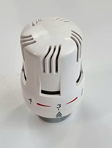 White Radiator Thermostatic TRV Valve Head Replacement M30 x 1.5 Universal for All Manufacturers, M30 50mm wide x 85mm high - Image 3