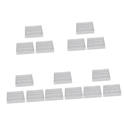 PATKAW 5 Juegos Caja De Sombra De Ojos Paleta Envases Vacios De Sombra De Ojos Maquillaje Makeup Base De Rubor Vacía Bandeja De Pigmentos De Sombra De Ojos Páginas 3 Piezas * 5