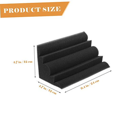 Toddmomy 4Pcs Paneles absorbentes de sonido antillama en esquina para tratamiento acústico en estudio miniatura 2