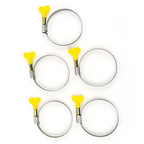 LEFITPA Replacement 5-Pack 2-1/2 Inch Key Hose Clamp for Big Horn 11726PK