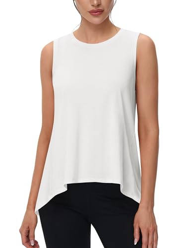 MAGCOMSEN Lightweight Workout Tops for Women | Gym & Yoga Tank Tops