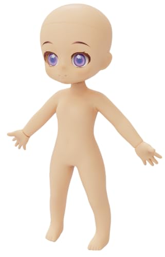 HiPlay KEMO XII CJD Female Seamless Action Figure Body -Girl Mini Cute Body, Anime Style, Seamless Design, 1:12 Scale Miniature Figurine (Girl Mini Cute)
