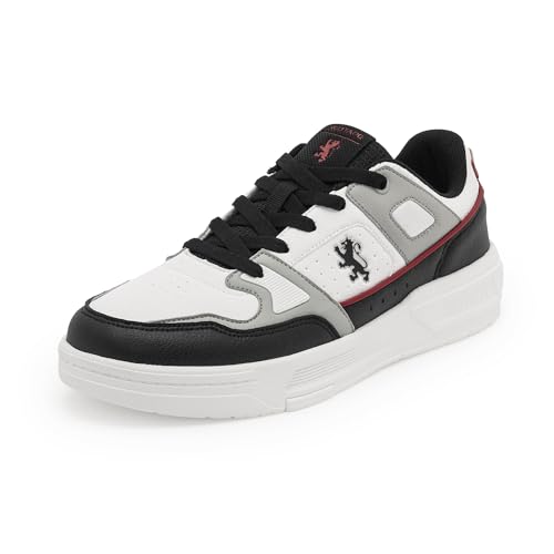 Red Tape Men's Retro Fashion Sneakers, Lightweight Chunky Platform Low Top Casual Lace-Up Shoes with Cushioned Insole, Non-Slip Sole, Ideal for Office, Travel, Outdoor & Daily Wear