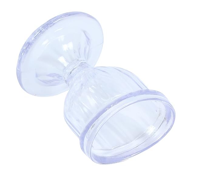 Image of QimacPlus Premium Glass Eye Wash Cup for Gentle and Effective Eye Cleansing - Engineered for Superior Comfort, Smooth Edges, Eye-Shaped Rim, Snug Fit - Includes Storage Container (Set of 1) (White)