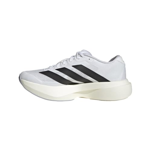 adidas レディース adizero Evo SL W ワンダーホワイトサイバーメタリック/ウォームバニラ 6 US Adizero Sl W