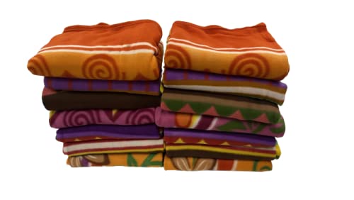 KEERRAZ Printed Fleece Blanket for Winter (Printed Fleece Blanket Pack of 14, Single)