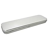 Photo Gallery ibely pencil case metal pencil box single-layer stationery case rectangular pen storage case for students silver Photo Gallery ibely pencil case metal pencil box single-layer stationery case rectangular pen storage case for students silver