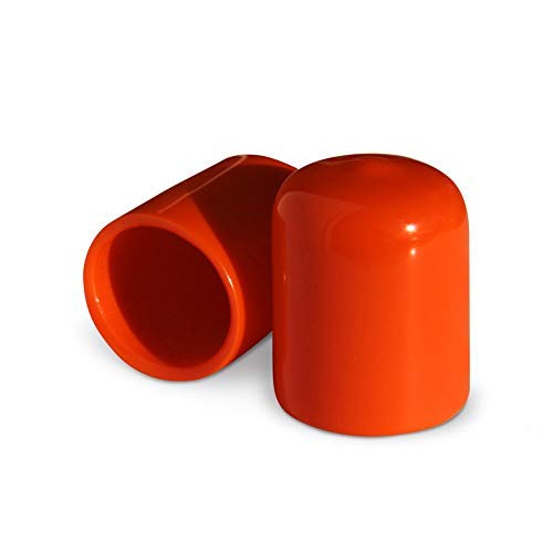 Colorlugs Vinyl Lug Nut Cover | Orange | Flexible Fit Wheel Lug Nut Cap | Fits 19 Mm | Pack Of 20 | Includes Deluxe Extractor | Made In The Usa #TOP2