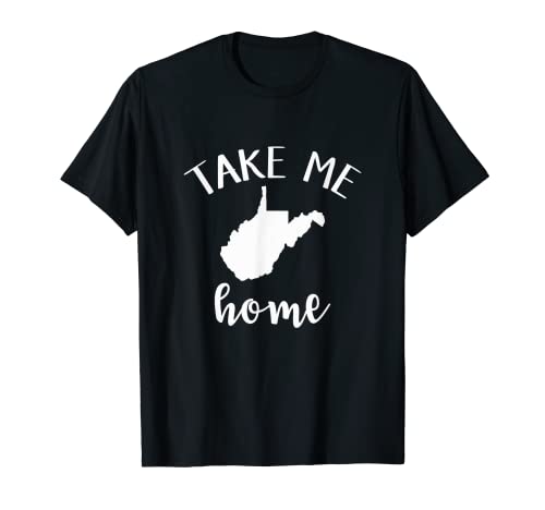 Take Me Home West Virginia T-shirt uomo donna bambino Maglietta