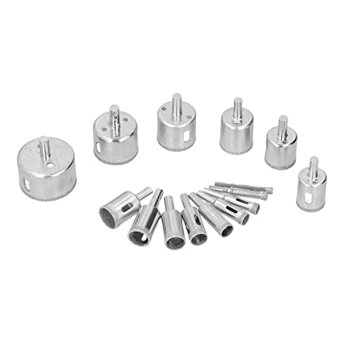 Set de brocas diamantadas para vidrio y cerámica 15 piezas miniatura 5