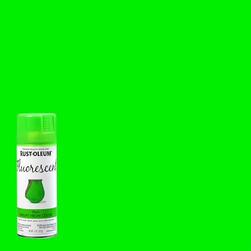 Rust-Oleum 342417 Specialty Fluorescent Spray Paint, 11 oz, Green