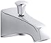 KOHLER 496-CP Diverter Bath Spout, 5, Polished Chrome