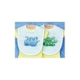 Dimensions 70-73698 Little Pond Bib Pair Stamped Cross Stitch Kit-9X14 Set of 2