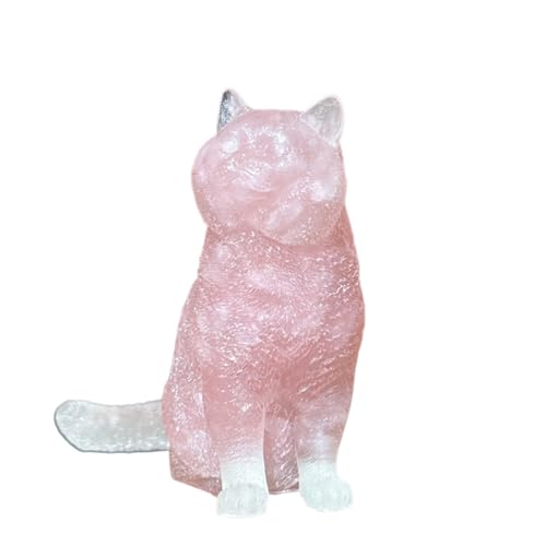 Cat Tumbled Stone Natural Stone Amethyst...
