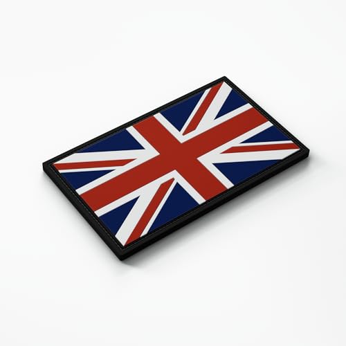 Patch Force - Vereinigtes Königreich Flagge Rubber Patch (farbig) 8 x 5 cm - Als Abzeichen für Uniformen, Schutzweste, Einsatztasche, Jacke oder Rucksack - Für Bundeswehr, Polizei und Militär Patch Force - Vereinigtes Königreich Flagge Rubber Patch (farbig) 8 x 5 cm - Als Abzeichen für Uniformen, Schutzweste, Einsatztasche, Jacke oder Rucksack - Für Bundeswehr, Polizei und Militär