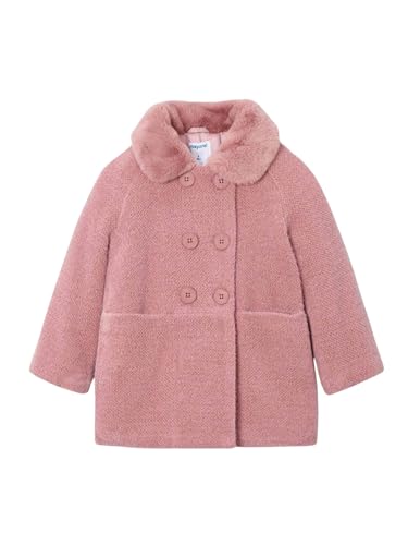 Mayoral Knitted Fur Coat for Girls Makeup