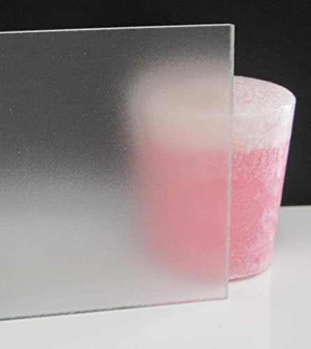 Image of 2 Pack 1 /4 inch (6mm) Frosted Matte Cast Acrylic Sheet 8 inchx12 inch Cast Plexiglass Thick AZM Displays