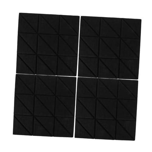4pcs Paneles Acústicos Aislantes de Sonido Autoadhesivos Almohadillas Ignífugas para Reducción de Ruido para Estudios, Salas de Cine en Casa, Oficinas y Más miniatura 1
