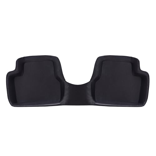 Image of Car Floor Bucket 4.5D Mats Compatible with XUV 3X0,Waterproof, Anti-Skid /Non-Slip, with Heal Pad,Complete Set (Black)