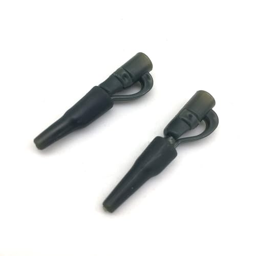 40 piezas clips de seguridad para pesca de carpa miniatura 7