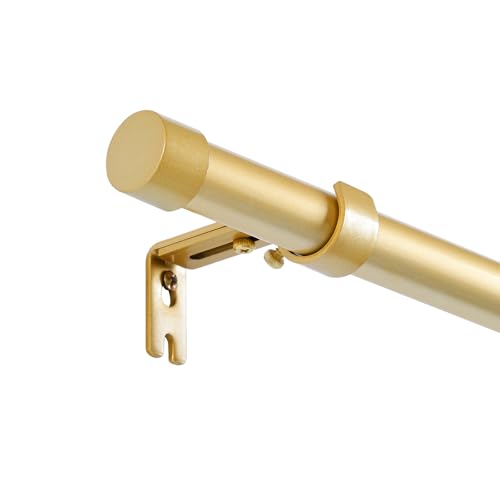 Gold Curtain Rod Adjustable,40-88 Inch Extra Wide Heavy Duty Telescoping