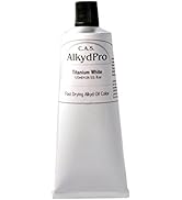 C.A.S. Paints AlkydPro Fast-Drying Oil Color Paint Tube, 120ml, Titanium White