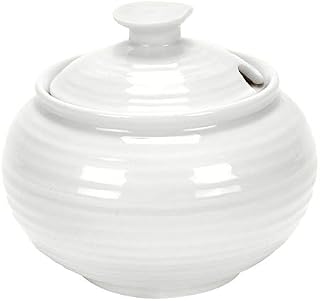 Sophie Conran for Portmeirion Covered Sugar, Porcelain, White, 5 x 5 x 11 cm, CPW76829-X