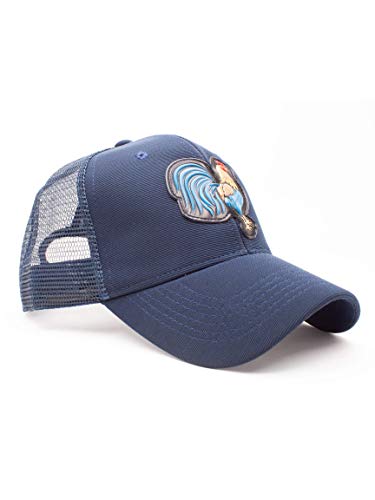 Dan Merchandise Men's Snapback Farm Rooster 'Cock' Trucker Men's & Women's Baseball Cap Hat Swag Trucker Cool California Style Snapback Cap Low Profile Cap Everyday (Navy)