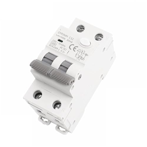 Disjoncteur différentiel 2P 40A 300mA avec protection contre fuites et surintensités