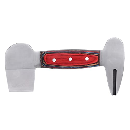 Lybunair Professional Wooden Handle Horse Hoof Knife for Trimming and Repair