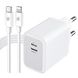【Hochwertiges iPhone Schnellladekabel】iPhone ladekabel original mit dem Original Chip, es erscheint keine Warnmeldung. Hohe Qualität, Zugfestigkeit, Schnellladung. synchronisieren Sie mit iPhone/Pad und genießen Sie die 480 Mbps Datenübertragungsgeschwindigkeit. Das USB C Schnellladekabel hält mehr als 15.000 Biegetests stand und ist damit stärker und langlebiger als andere. iPhone Ladegerät bringt Ihnen ein besseres Ladeerlebnis.