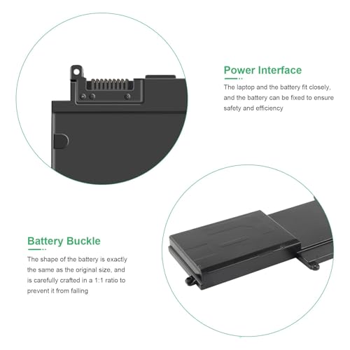 Image of ASUNCELL CI03 CI03XL Battery for HP ProBook 640 G2 645 G2 650 G2 655 G2, ProBook 640 G3 645 G3 650 G3 655 G3 Laptop, P /N: HSTNN-UB6Q HSTNN-LB6T HSTNN-PB6K 801554-001