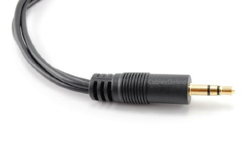 CablesOnline 3.5mm TRS macho a 3X hembra divisor audio miniatura 2
