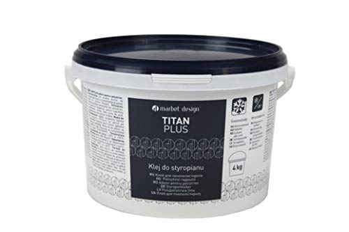 4 kg Polystyrolkleber Plaques Résistant au Gel Titan Plus Cover